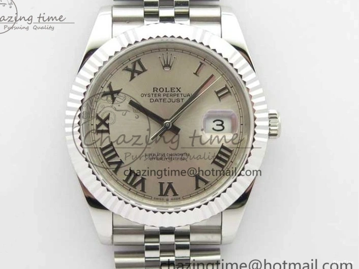 MiroTime 0112 Snug DateJust 41mm 126334 SS BP Maker 1:1 Best Edition New Version Silver Roman Dial on Jubilee Bracelet 3032